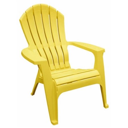 ADAMS Adams 242207 Real Comfort Yellow Resin Adirondack Chair 242207